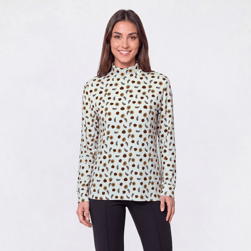 Womens Hasting & Smith Long Sleeve Autumn Harvest Tee